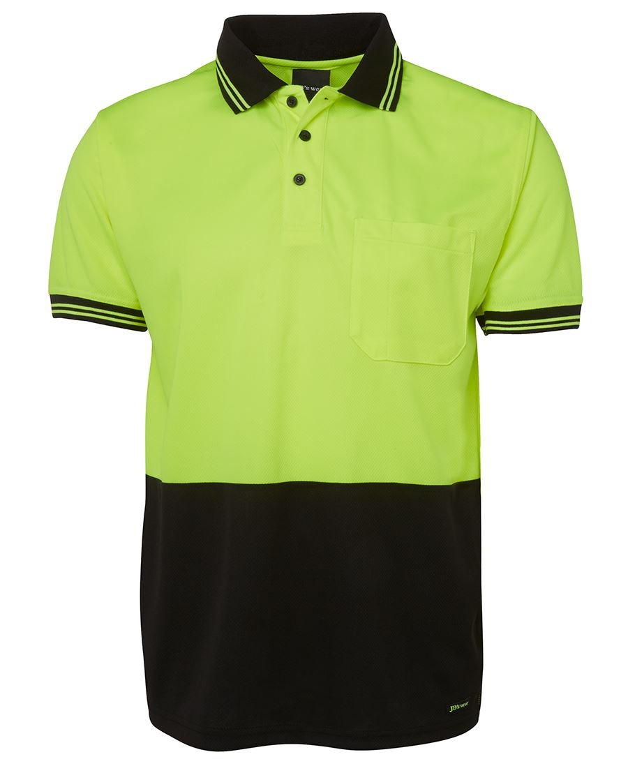 JB's Wear Hi Vis S/S Traditional Polo 6HVPS - Icon Tshirts