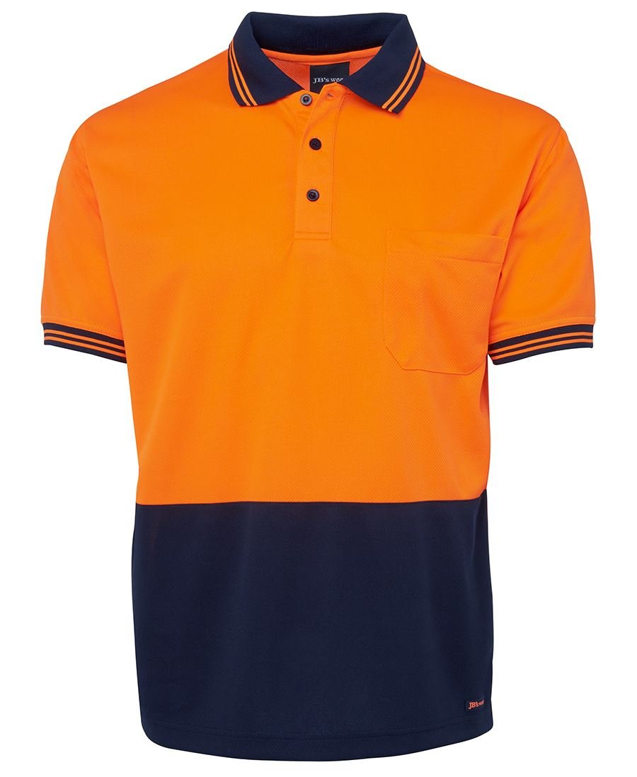JB's Wear Hi Vis S/S Traditional Polo 6HVPS - Icon Tshirts