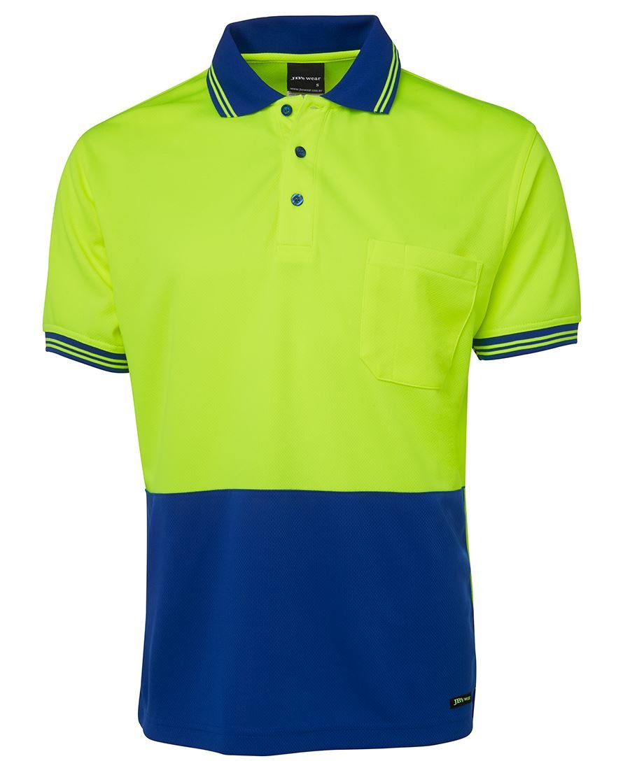 JB's Wear Hi Vis S/S Traditional Polo 6HVPS - Icon Tshirts