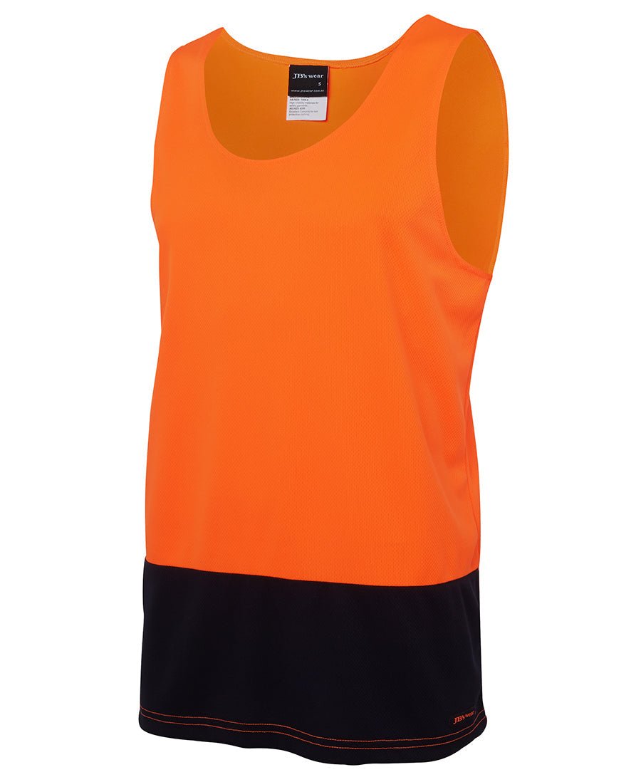 JB's Wear Hi Vis Traditional Singlet 6HTS - Icon Tshirts