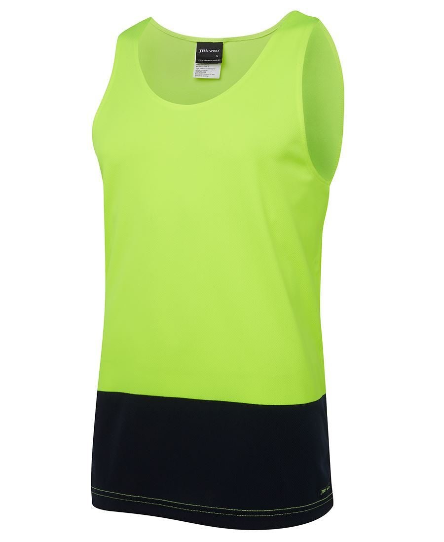 JB's Wear Hi Vis Traditional Singlet 6HTS - Icon Tshirts