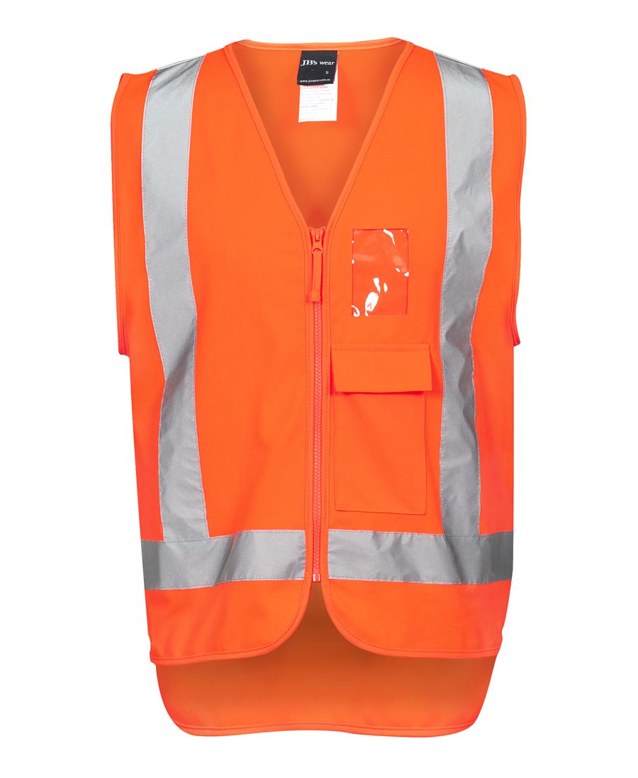 JB's Wear Hi Vis Zip (D+N) TTMC-W Vest 6DNDT - Icon Tshirts