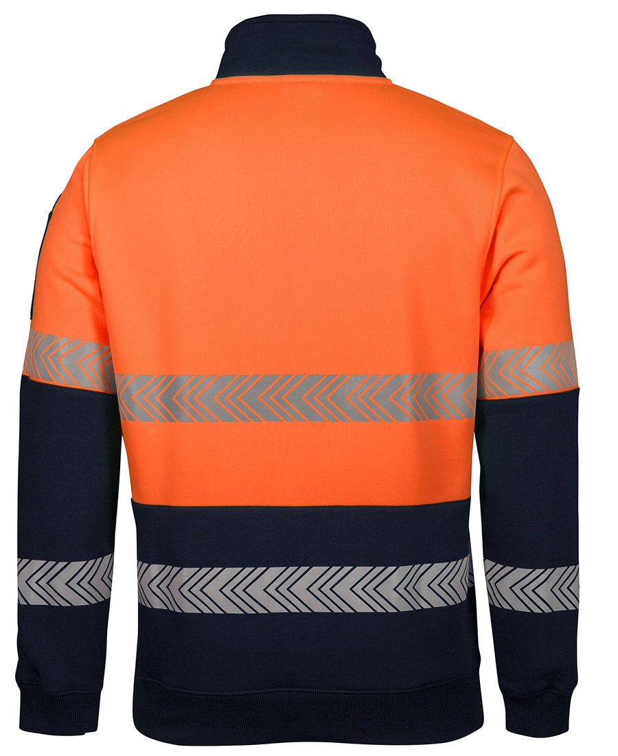 JB's Wear HI VIS ½ ZIP SEGMENTED TAPE FLEECE 6HZS - Icon Tshirts