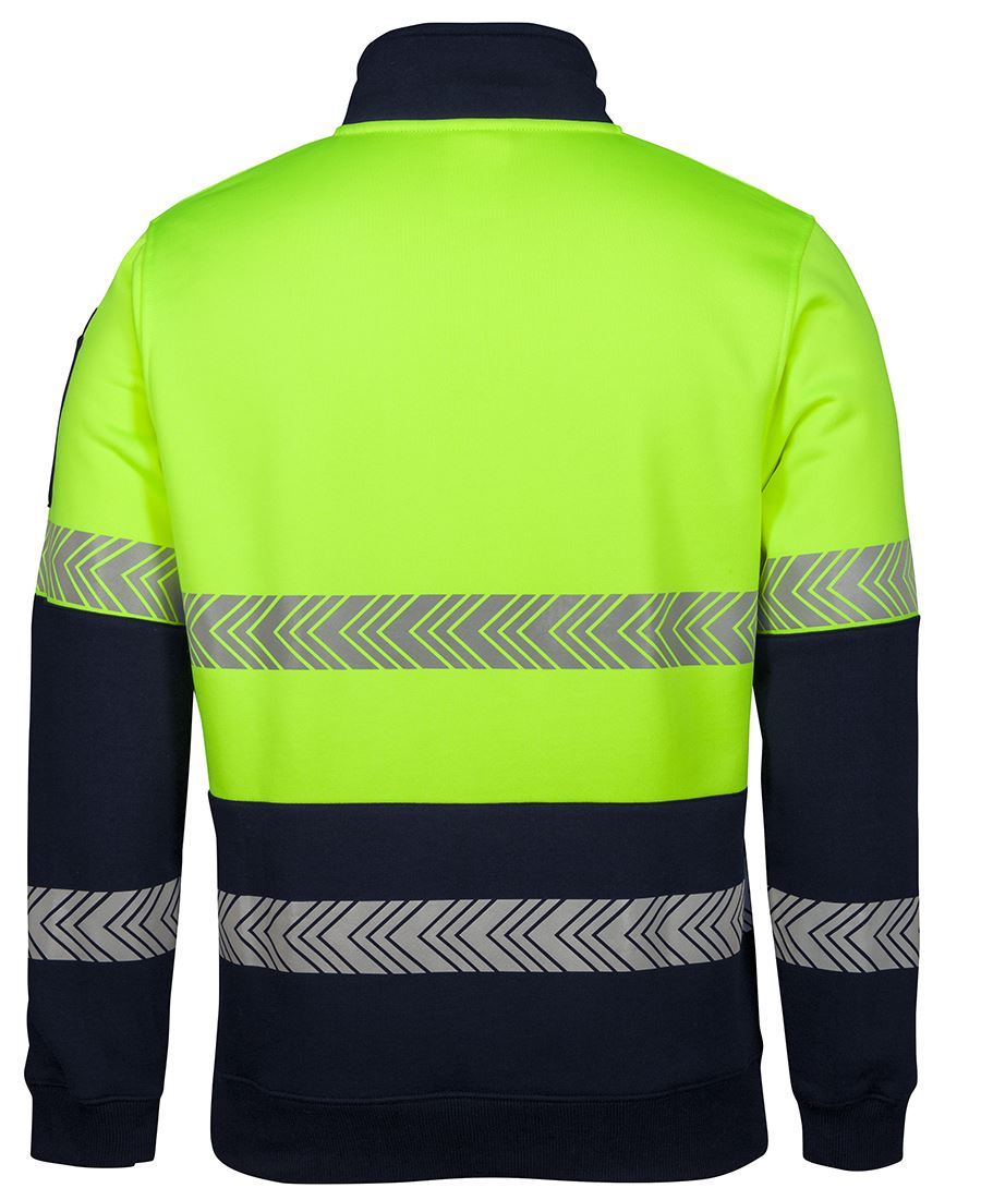 JB's Wear HI VIS ½ ZIP SEGMENTED TAPE FLEECE 6HZS - Icon Tshirts