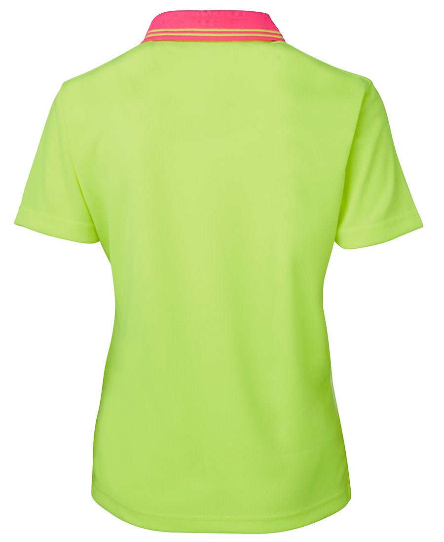 JB's Wear Ladies Hi Vis S/S Comfort Polo 6LHCP - Icon Tshirts