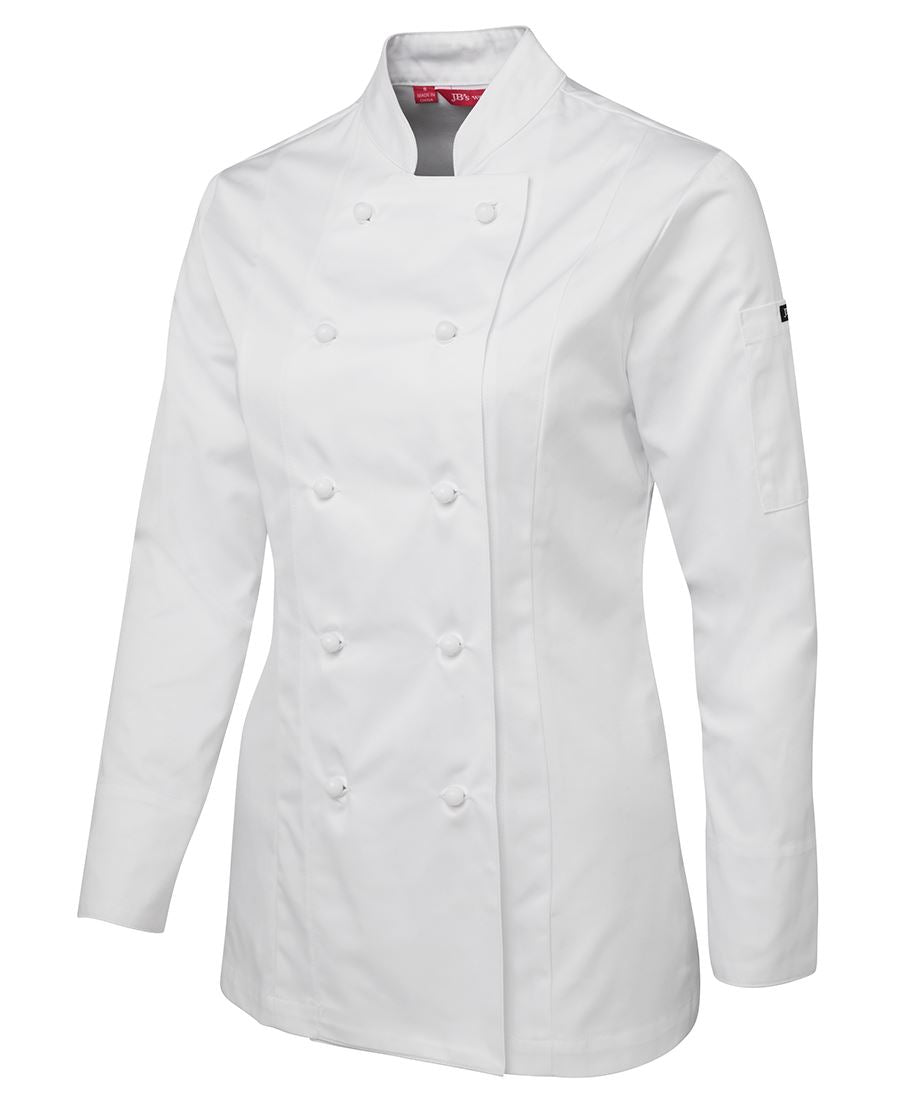 JB's Wear LADIES L/S CHEF'S JACKET 5CJ1 - Icon Tshirts