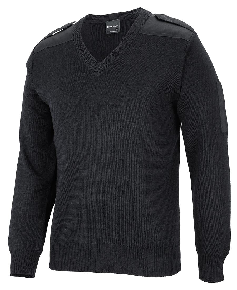KNITTED EPAULETTE JUMPER 6EJ - Icon Tshirts