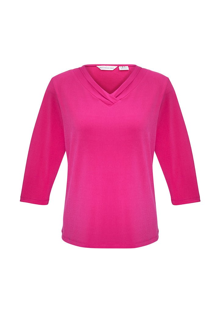 Ladies Lana 3/4 Sleeve Top - K819LT - Icon Tshirts