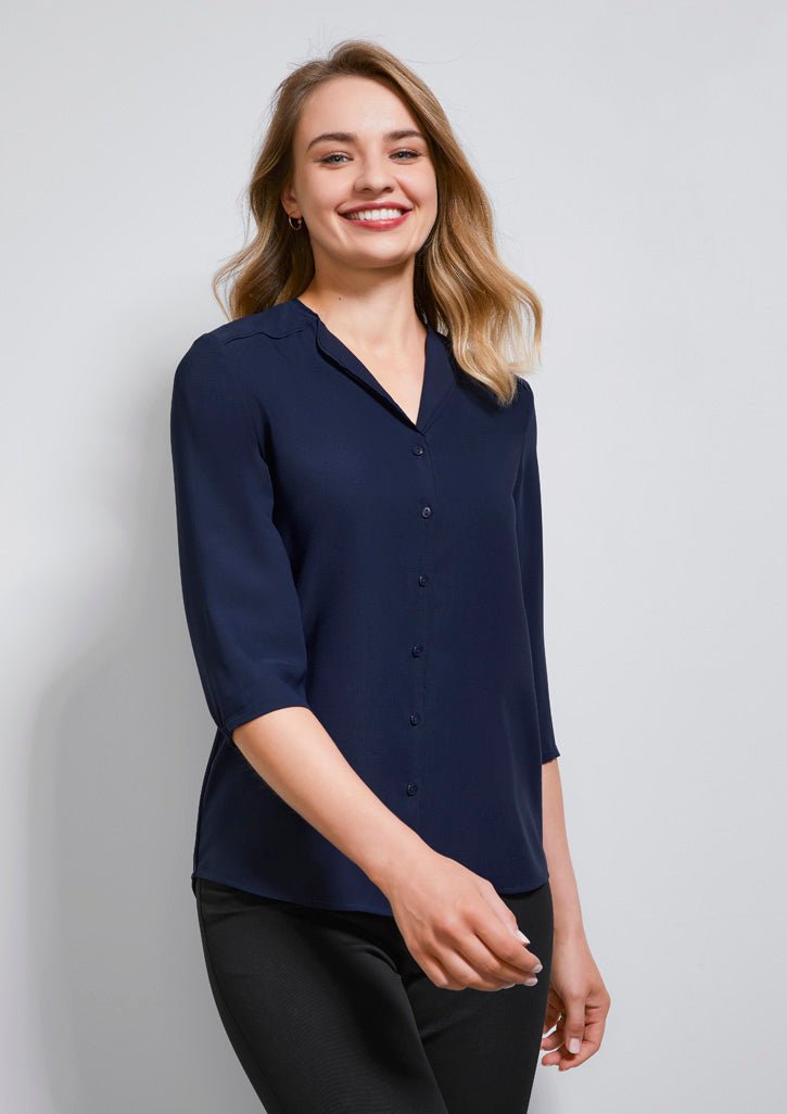 Lily Ladies Longline Blouse - S015LT - Icon Tshirts