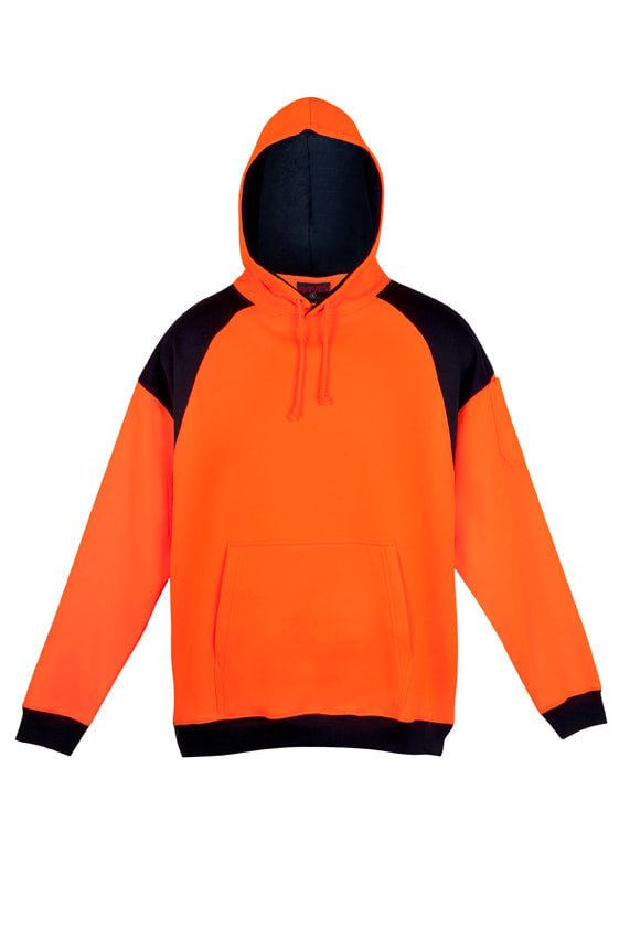 RAMO Men Shoulder Contrast Panel Hoodie F303HPW - Icon Tshirts