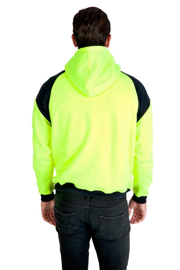RAMO Men Shoulder Contrast Panel Hoodie F303HPW - Icon Tshirts