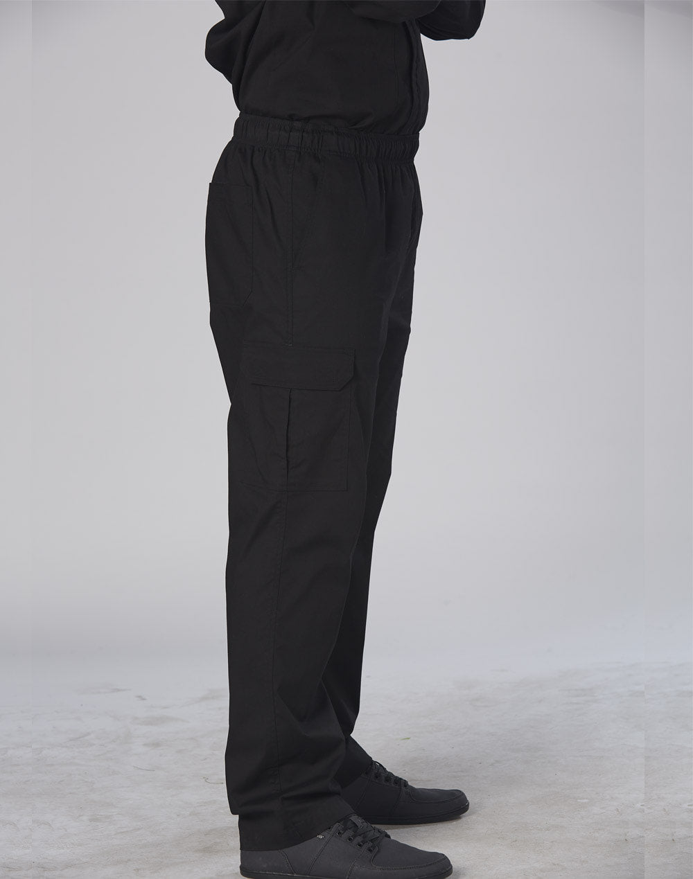 Benchmark CP03 MENS FUNCTIONAL CHEF PANTS Black Black