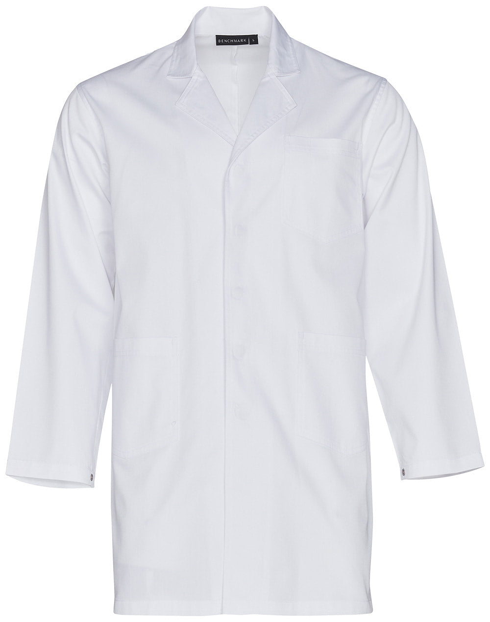 Benchmark M7632 Unisex Long Sleeve Lab Coat