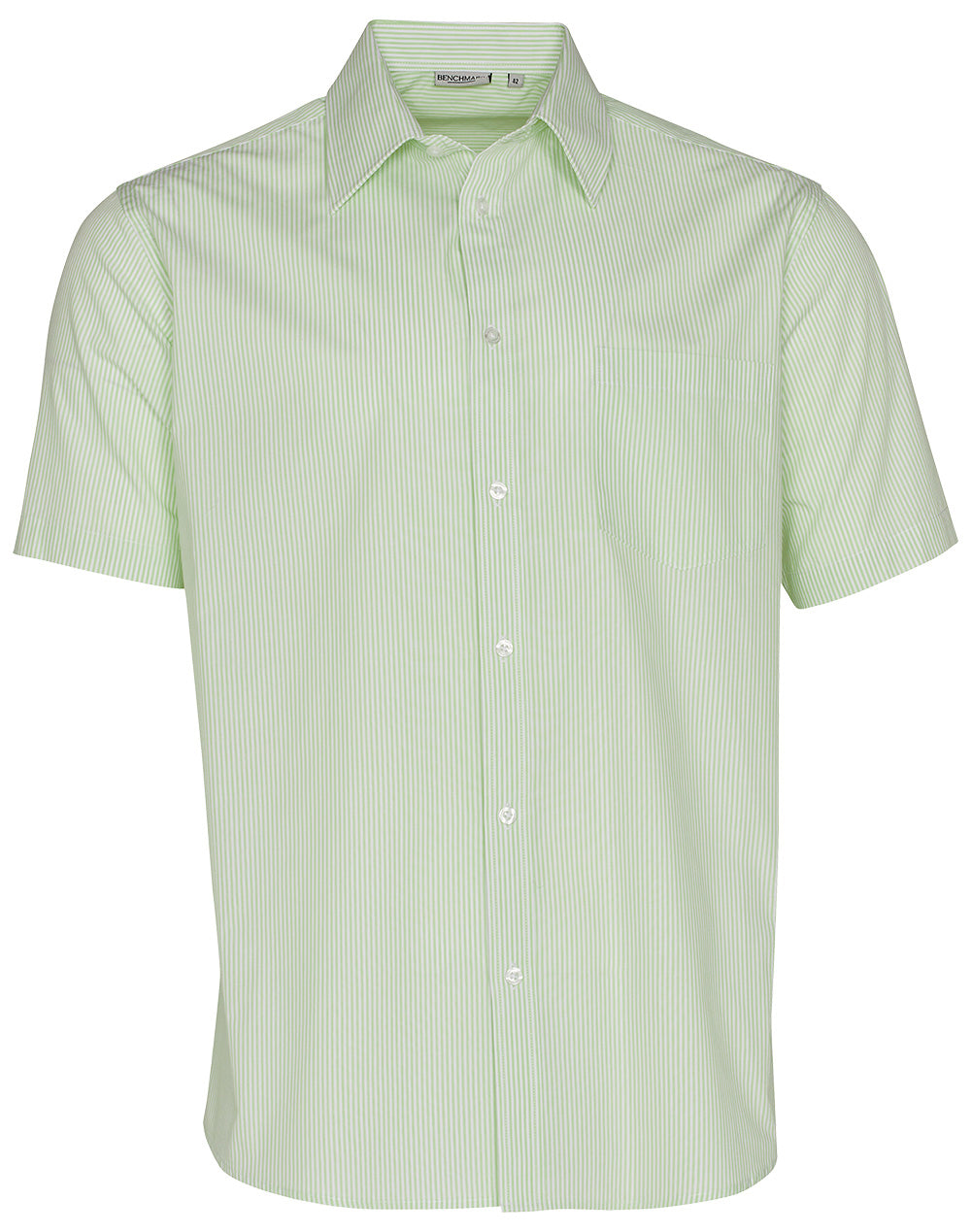 Benchmark M7231 Men's Balance Stripe Short Sleeve Shirt