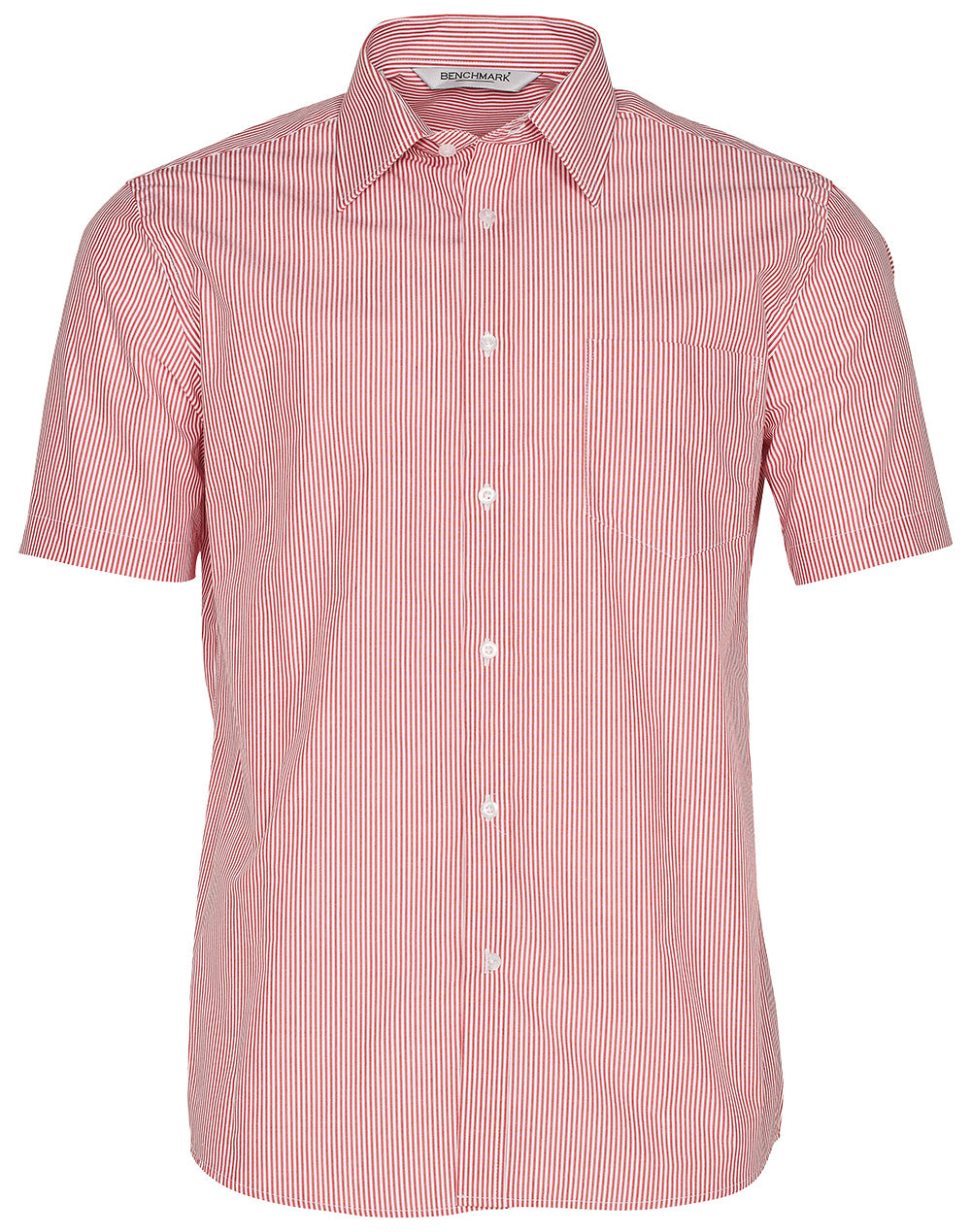 Benchmark M7231 Men's Balance Stripe Short Sleeve Shirt
