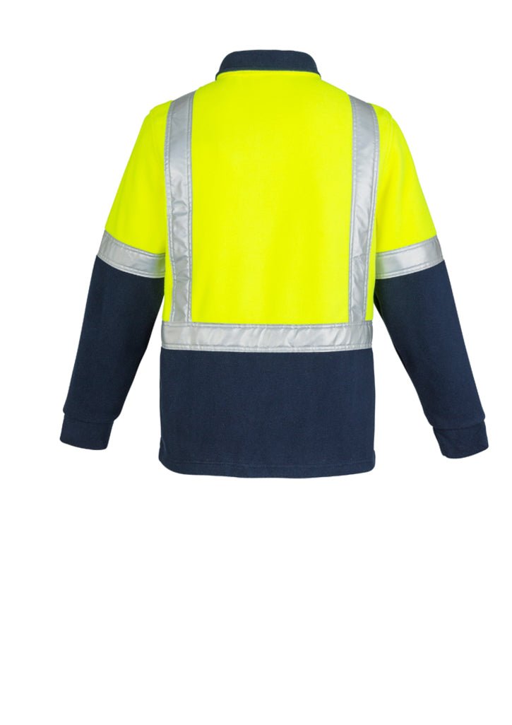 Syzmik HI VIS Polar FLEECE JUMPER SHOULDER TAPED ZT462 - Icon Tshirts