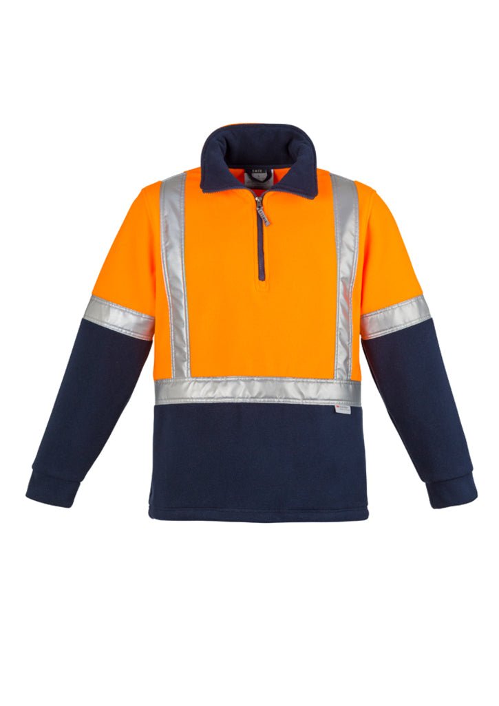 Syzmik HI VIS Polar FLEECE JUMPER SHOULDER TAPED ZT462 - Icon Tshirts