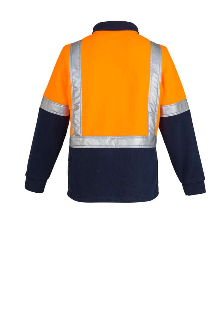 Syzmik HI VIS Polar FLEECE JUMPER SHOULDER TAPED ZT462 - Icon Tshirts