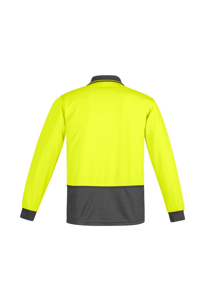 Syzmik Mens Comfort Back L/S Polo ZH410 - Icon Tshirts