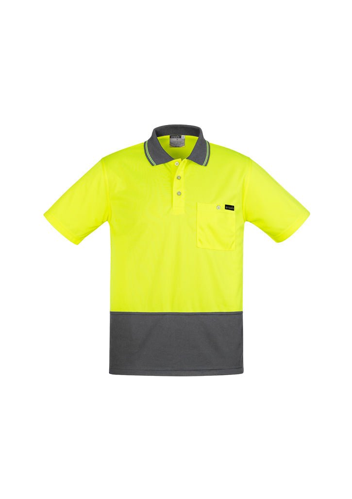 Syzmik Mens Comfort Back S/S Polo ZH415 - Icon Tshirts