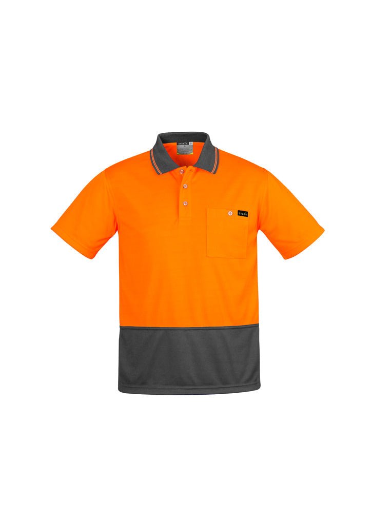 Syzmik Mens Comfort Back S/S Polo ZH415 - Icon Tshirts