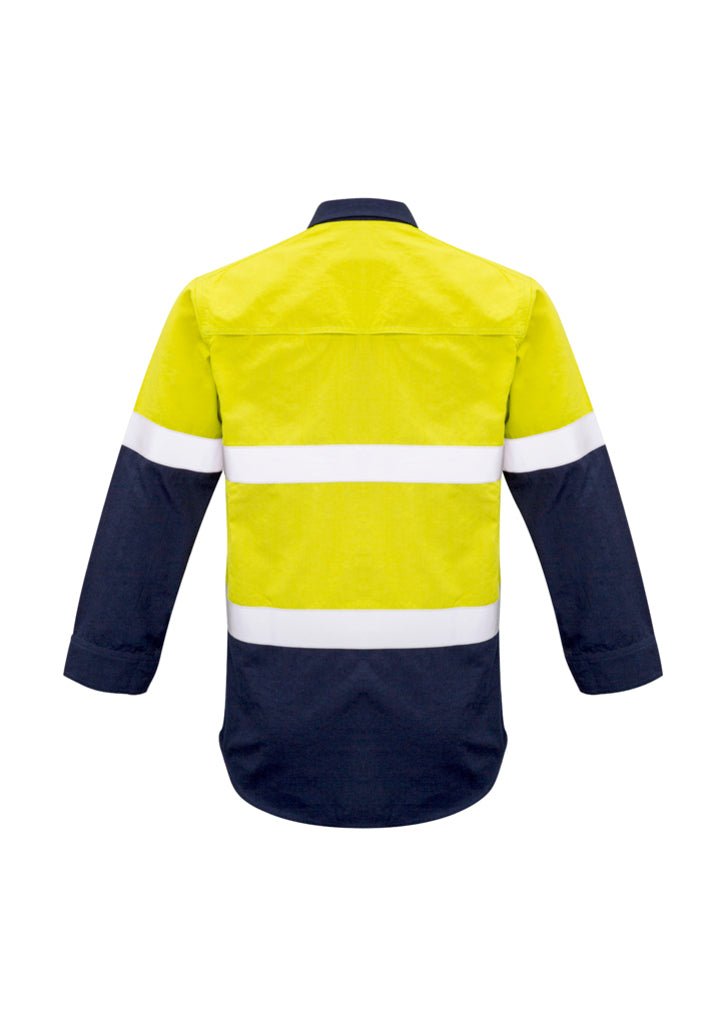 Syzmik Mens FR Hooped Taped Spliced Shirt ZW132 - Icon Tshirts