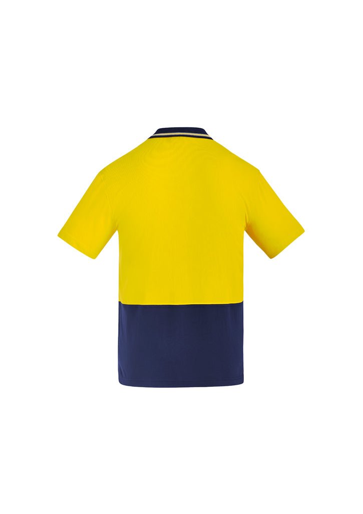 Syzmik Mens Hi Vis Cotton S/S Polo ZH435 - Icon Tshirts