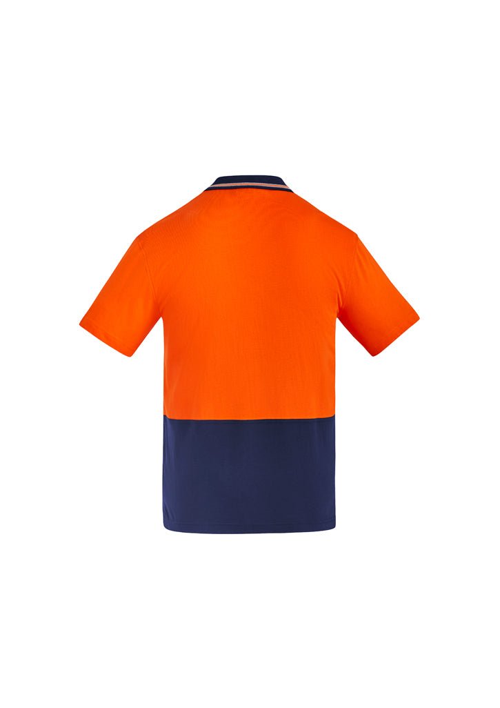 Syzmik Mens Hi Vis Cotton S/S Polo ZH435 - Icon Tshirts