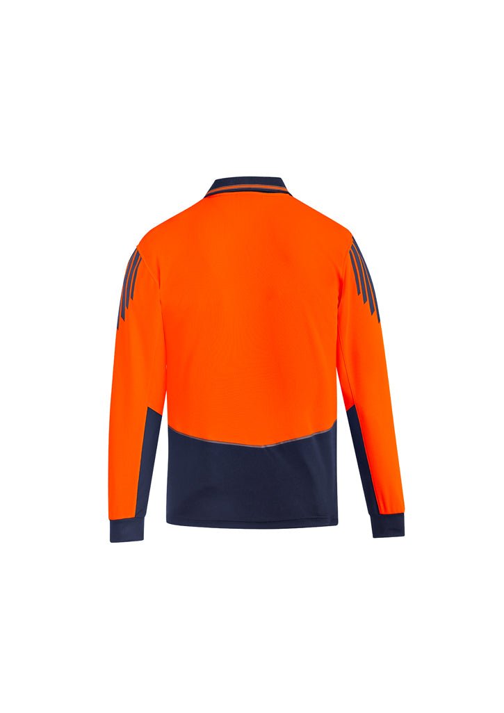 Syzmik Mens Hi Vis Flux L/S Polo ZH310 - Icon Tshirts