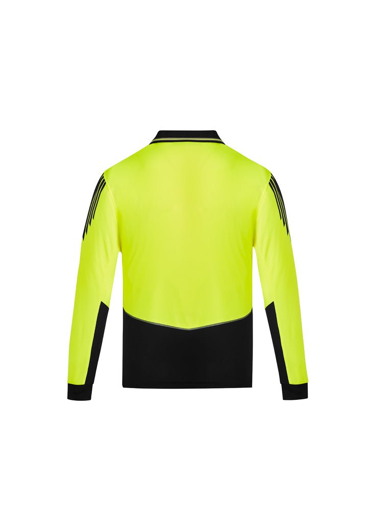 Syzmik Mens Hi Vis Flux L/S Polo ZH310 - Icon Tshirts