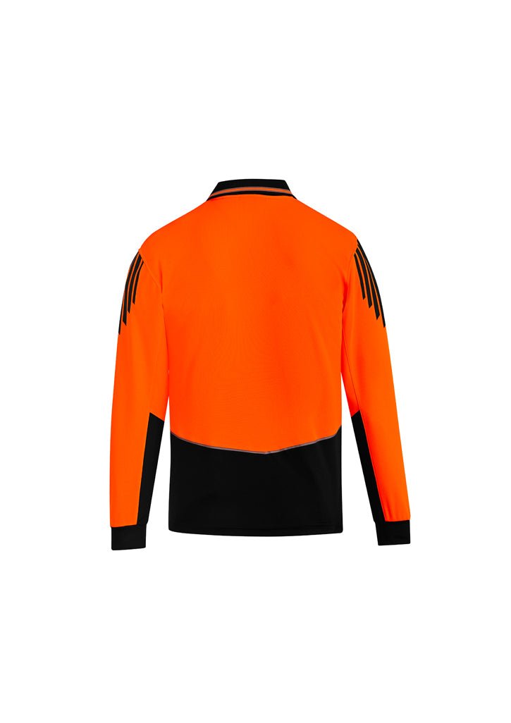 Syzmik Mens Hi Vis Flux L/S Polo ZH310 - Icon Tshirts
