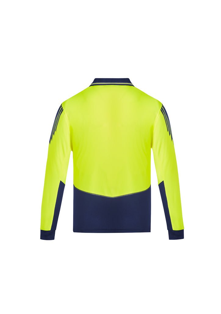Syzmik Mens Hi Vis Flux L/S Polo ZH310 - Icon Tshirts