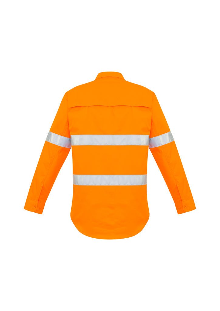 Syzmik Mens Hi Vis Hoop Taped Shirt ZW640 - Icon Tshirts