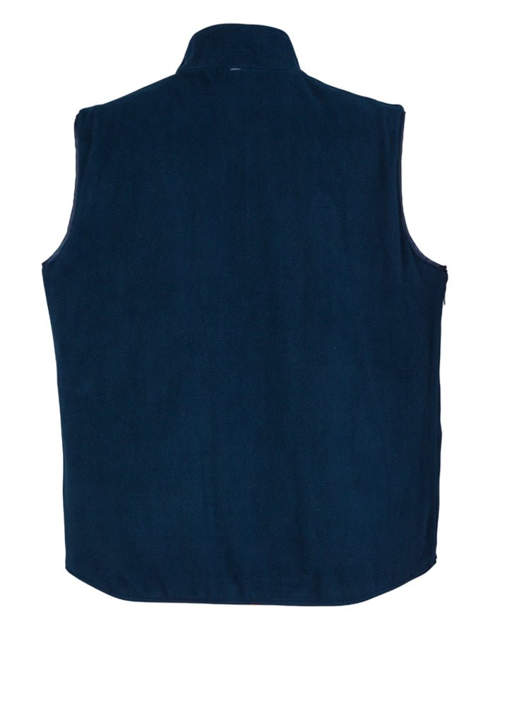Syzmik Mens Hi Vis Lightweight Fleece Lined Vest ZV358 - Icon Tshirts