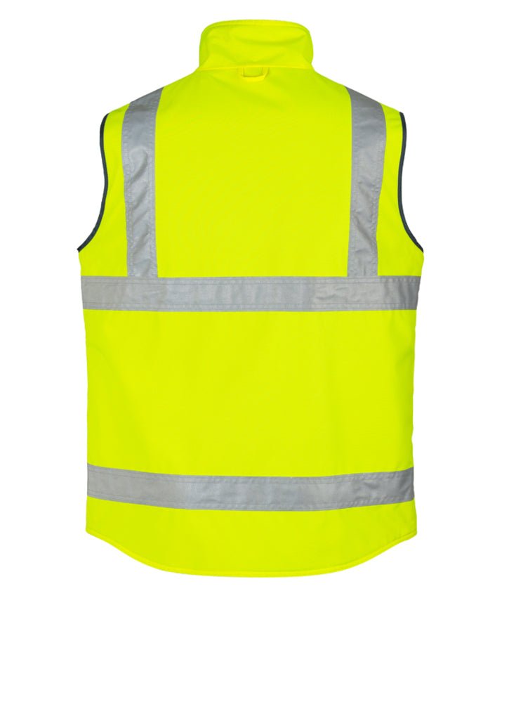 Syzmik Mens Hi Vis Lightweight Fleece Lined Vest ZV358 - Icon Tshirts