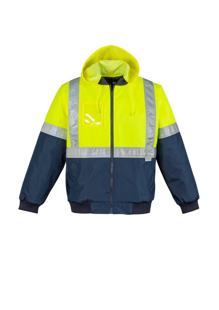 Syzmik Mens HI Vis Quilted Flying Jacket ZJ351 - Icon Tshirts