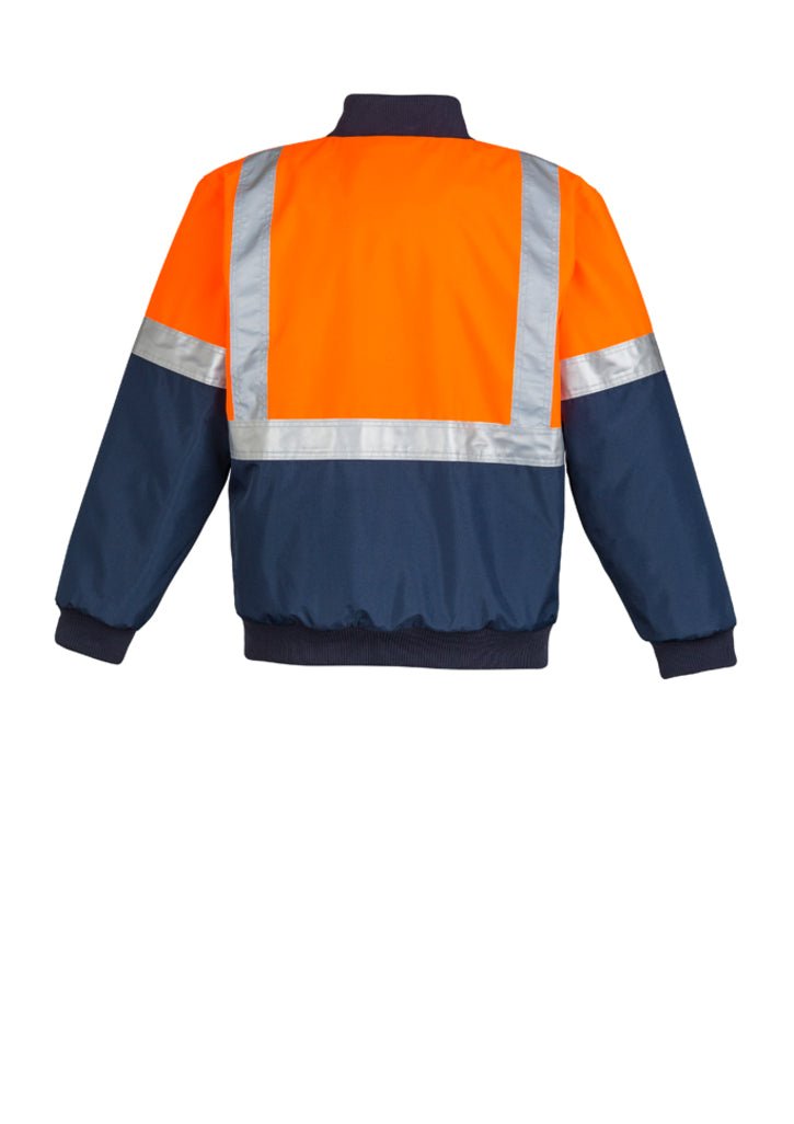 Syzmik Mens HI Vis Quilted Flying Jacket ZJ351 - Icon Tshirts