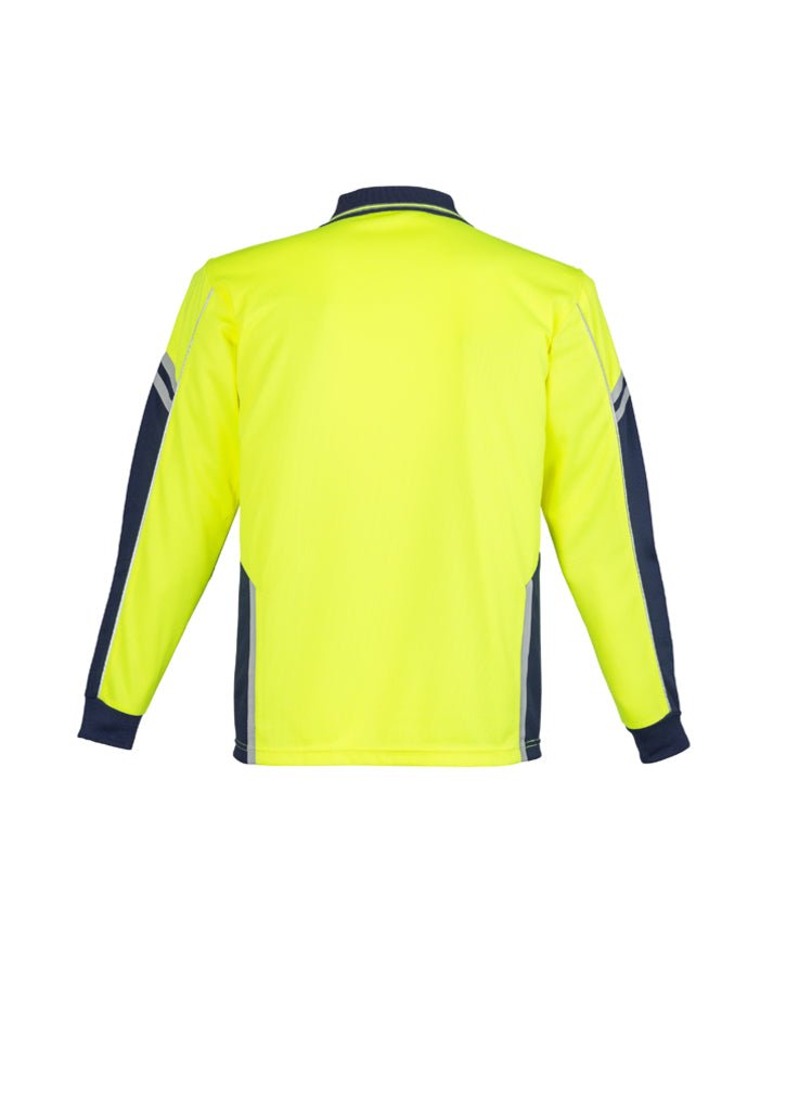 Syzmik Mens Hi Vis Squad L/S Polo ZH238 - Icon Tshirts