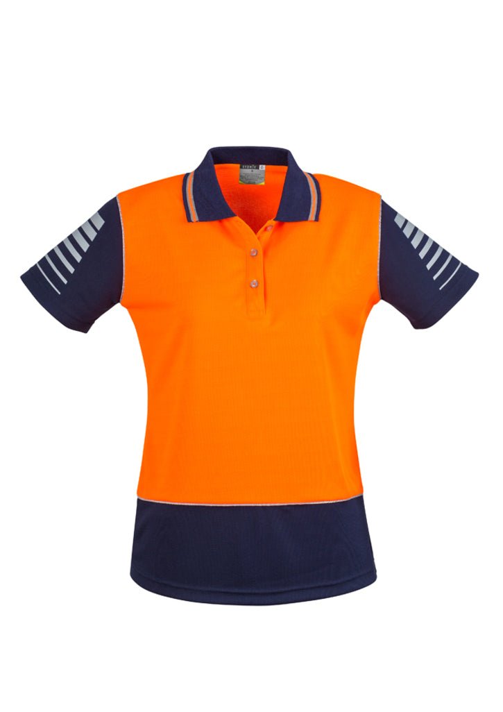 Syzmik Womens Hi Vis Zone Polo ZHL236 - Icon Tshirts