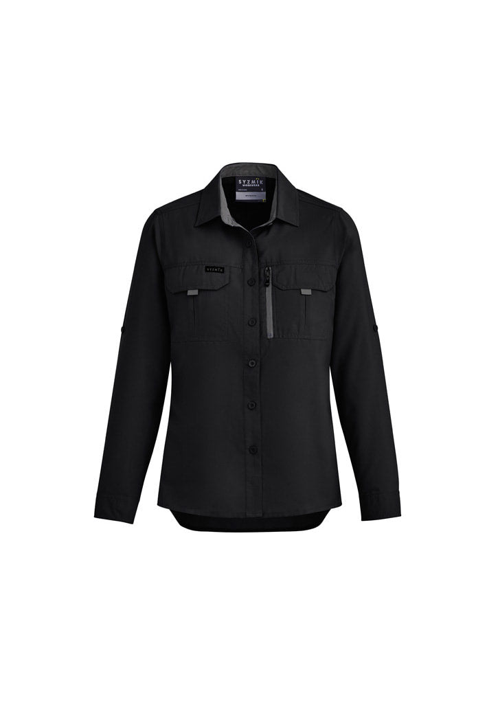 Syzmik Womens Outdoor L/S Shirt ZW760 - Icon Tshirts