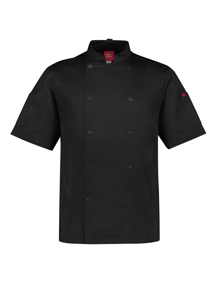Zest Mens S/S Chef Jacket CH232MS - Icon Tshirts