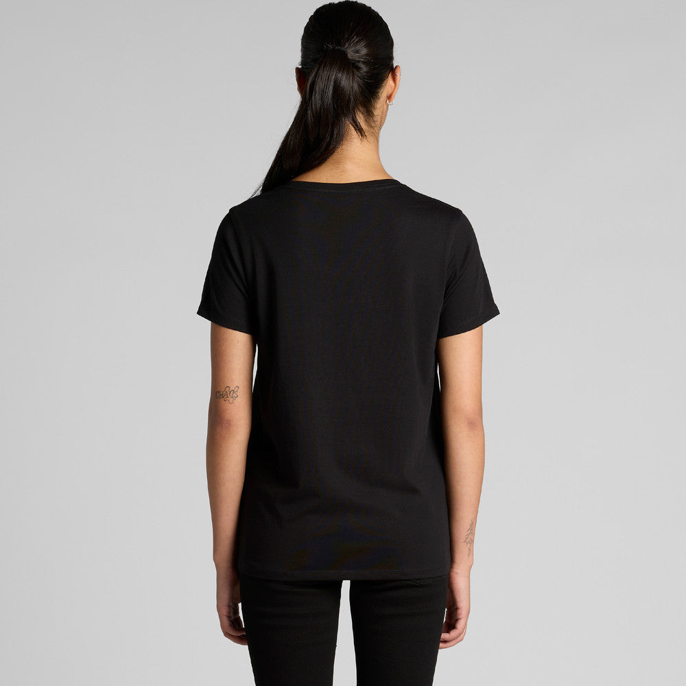 4019 WOS MAPLE SCOOP TEE