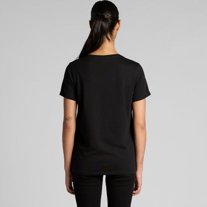 4019 WOS MAPLE SCOOP TEE