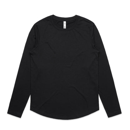 4021 WOS MAPLE CURVE LS TEE