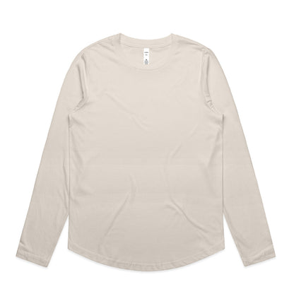 4021 WOS MAPLE CURVE LS TEE