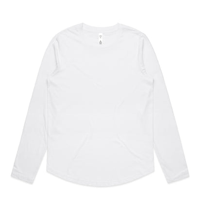 4021 WOS MAPLE CURVE LS TEE
