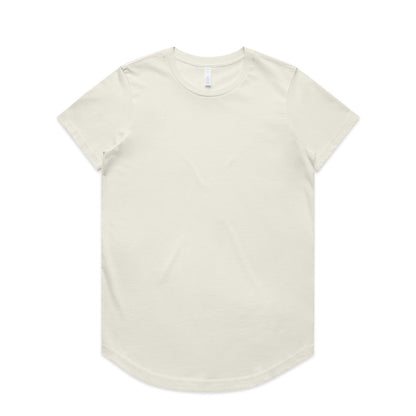 4024 WOS MAPLE CURVE TEE