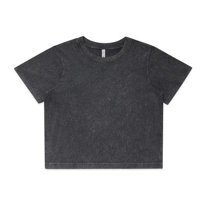 4086 WOS STONE WASH HEAVY CROP