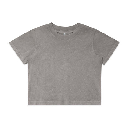 4086 WOS STONE WASH HEAVY CROP