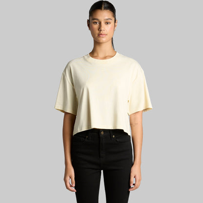 4093 WOS MARTINA CROP TEE